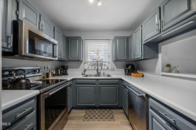 Perfectly tucked inside a quiet cul-de-sac, this move-in ready on Hedingham Golf and Athletic Club in North Carolina - for sale on GolfHomes.com, golf home, golf lot