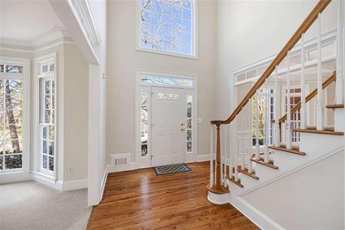 Tucked away on a quiet, double cul-de-sac street in Brookstone on Brookstone Golf and Country Club in Georgia - for sale on GolfHomes.com, golf home, golf lot