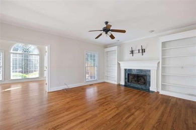 Tucked away on a quiet, double cul-de-sac street in Brookstone on Brookstone Golf and Country Club in Georgia - for sale on GolfHomes.com, golf home, golf lot