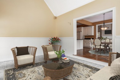 Tucked away on a beautifully landscaped, fenced-in lot with a on Chestnut Hills Golf Club in Indiana - for sale on GolfHomes.com, golf home, golf lot