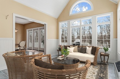 Tucked away on a beautifully landscaped, fenced-in lot with a on Chestnut Hills Golf Club in Indiana - for sale on GolfHomes.com, golf home, golf lot