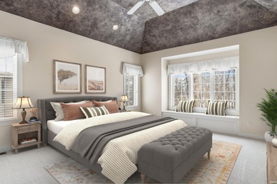 Tucked away on a beautifully landscaped, fenced-in lot with a on Chestnut Hills Golf Club in Indiana - for sale on GolfHomes.com, golf home, golf lot