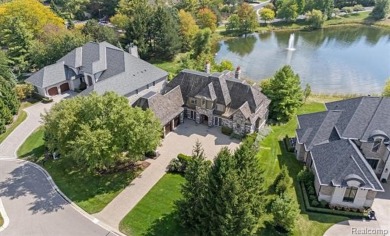 Welcome to this stunning estate in the prestigious, gated Turtle on Forest Lake Country Club in Michigan - for sale on GolfHomes.com, golf home, golf lot