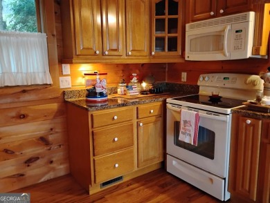 The most adorable, all wood, cabin with a magnificent view in on Sky Valley Resort and Country Club in Georgia - for sale on GolfHomes.com, golf home, golf lot