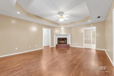 CHARMING three-bedroom, two-bath brick home situated in a quiet on Lake Forest Yacht and Country Club in Alabama - for sale on GolfHomes.com, golf home, golf lot