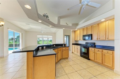 One or more photo(s) has been virtually staged. This custom pool on Burnt Store Golf Club in Florida - for sale on GolfHomes.com, golf home, golf lot