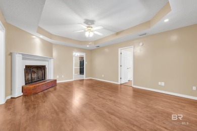 CHARMING three-bedroom, two-bath brick home situated in a quiet on Lake Forest Yacht and Country Club in Alabama - for sale on GolfHomes.com, golf home, golf lot