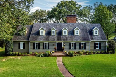 Beautiful colonial Williamsburg home sits on estate size lot on on Pleasant Valley Country Club in Arkansas - for sale on GolfHomes.com, golf home, golf lot