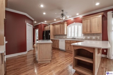 Exceptional quality within this luxurious custom-built home that on Lincoln Trail Country Club in Kentucky - for sale on GolfHomes.com, golf home, golf lot