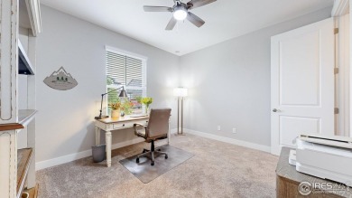 Beautiful ranch-style home backing to greenbelt in Windsor's on Raindance National Golf Course in Colorado - for sale on GolfHomes.com, golf home, golf lot