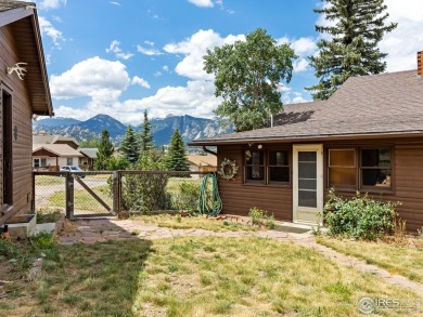 Step inside this charming rustic cabin that offers a peaceful on Estes Park Golf Course in Colorado - for sale on GolfHomes.com, golf home, golf lot