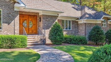 Beautifully positioned on a private, oversized lot near on Pinewild Country Club of Pinehurst in North Carolina - for sale on GolfHomes.com, golf home, golf lot
