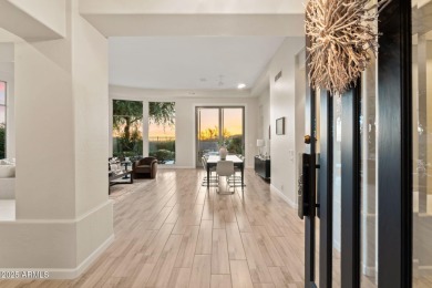 Perched on an elevated lot in private gated community of Trovas on Sanctuary Golf Course At WestWorld in Arizona - for sale on GolfHomes.com, golf home, golf lot