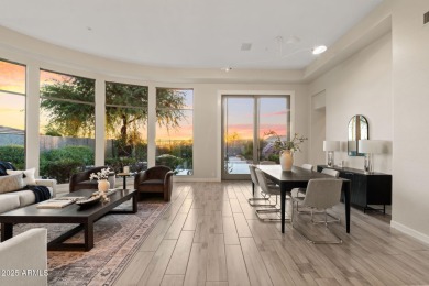 Perched on an elevated lot in private gated community of Trovas on Sanctuary Golf Course At WestWorld in Arizona - for sale on GolfHomes.com, golf home, golf lot