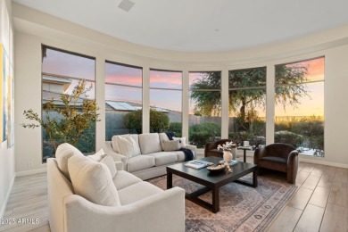 Perched on an elevated lot in private gated community of Trovas on Sanctuary Golf Course At WestWorld in Arizona - for sale on GolfHomes.com, golf home, golf lot