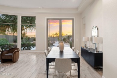 Perched on an elevated lot in private gated community of Trovas on Sanctuary Golf Course At WestWorld in Arizona - for sale on GolfHomes.com, golf home, golf lot