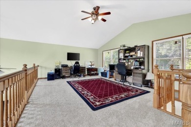 Beautiful 1.5-story waterfront home in the gated lake & golf on Raintree Country Club in Missouri - for sale on GolfHomes.com, golf home, golf lot