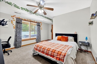 Beautiful 1.5-story waterfront home in the gated lake & golf on Raintree Country Club in Missouri - for sale on GolfHomes.com, golf home, golf lot