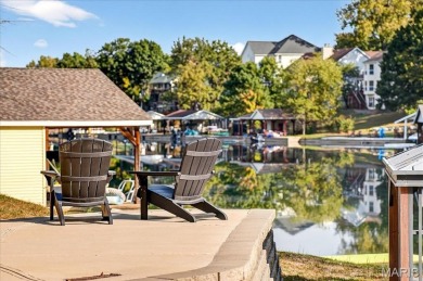 Beautiful 1.5-story waterfront home in the gated lake & golf on Raintree Country Club in Missouri - for sale on GolfHomes.com, golf home, golf lot