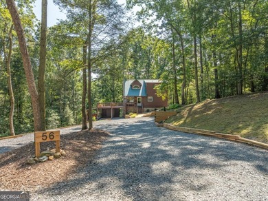 Come home to this impeccably maintained 3 BR/3 BA mountain cabin on White Path Golf Club in Georgia - for sale on GolfHomes.com, golf home, golf lot