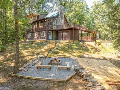 Come home to this impeccably maintained 3 BR/3 BA mountain cabin on White Path Golf Club in Georgia - for sale on GolfHomes.com, golf home, golf lot