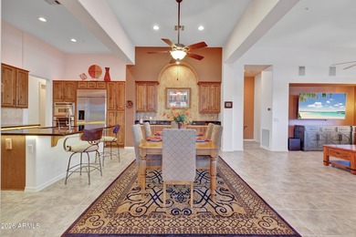 Exquisitely sited, this DISTINCTIVELY BEAUTIFUL LAKE FRONT GOLF on Trilogy Golf Club At Vistancia in Arizona - for sale on GolfHomes.com, golf home, golf lot