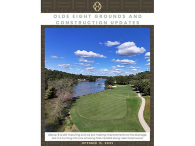 Imagine waking up to the SPECTACULAR VIEWS of #8 at the new Olde on The Links At Stoney Point in South Carolina - for sale on GolfHomes.com, golf home, golf lot