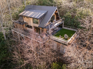 Stunning, Mountain-Modern Retreat in the Private, gated enclave on Connestee Falls Golf Club in North Carolina - for sale on GolfHomes.com, golf home, golf lot
