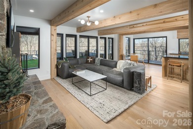 Stunning, Mountain-Modern Retreat in the Private, gated enclave on Connestee Falls Golf Club in North Carolina - for sale on GolfHomes.com, golf home, golf lot