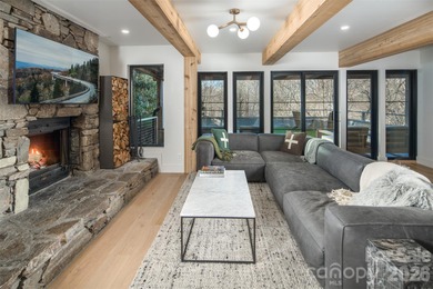 Stunning, Mountain-Modern Retreat in the Private, gated enclave on Connestee Falls Golf Club in North Carolina - for sale on GolfHomes.com, golf home, golf lot