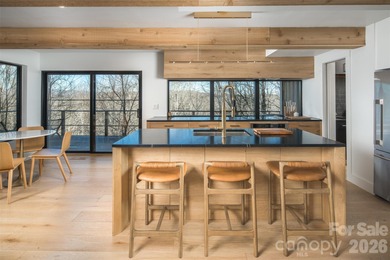 Stunning, Mountain-Modern Retreat in the Private, gated enclave on Connestee Falls Golf Club in North Carolina - for sale on GolfHomes.com, golf home, golf lot