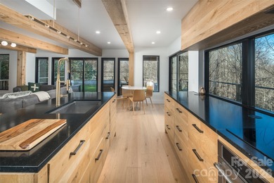 Stunning, Mountain-Modern Retreat in the Private, gated enclave on Connestee Falls Golf Club in North Carolina - for sale on GolfHomes.com, golf home, golf lot