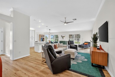 STUNNING, GOLF FRONT and WATER VIEW, 3/2 BLOCK and STUCCO on The Links of Spruce Creek in Florida - for sale on GolfHomes.com, golf home, golf lot