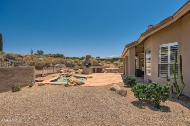 Indulge in luxury desert living in this beautifully remodeled on Troon North Golf Club  in Arizona - for sale on GolfHomes.com, golf home, golf lot
