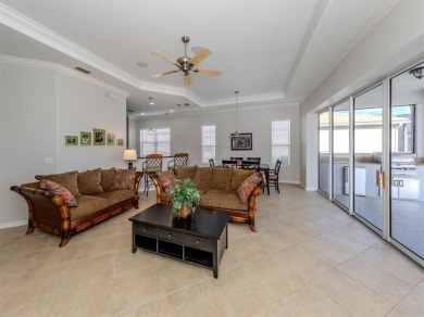 This stunning WCI-built  home offers a picturesque view from on Venetian Golf and River Club in Florida - for sale on GolfHomes.com, golf home, golf lot