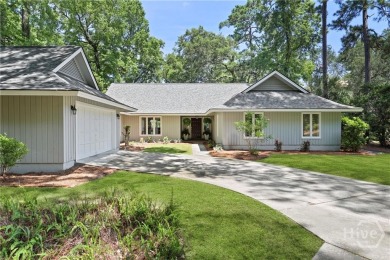 An elegant single-story home nestled in Savannah's prestigious on The Landings Club - Oakridge in Georgia - for sale on GolfHomes.com, golf home, golf lot