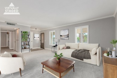Discover the charm of this beautifully updated single-story home on Sun City Riverview Golf Course in Arizona - for sale on GolfHomes.com, golf home, golf lot
