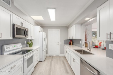 Discover the charm of this beautifully updated single-story home on Sun City Riverview Golf Course in Arizona - for sale on GolfHomes.com, golf home, golf lot