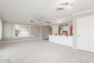 Discover the charm of this beautifully updated single-story home on Sun City Riverview Golf Course in Arizona - for sale on GolfHomes.com, golf home, golf lot