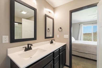 Built in 2021, this beautifully designed 4-bed, 3-bath home on Fox Run Golf and Country Club in Iowa - for sale on GolfHomes.com, golf home, golf lot