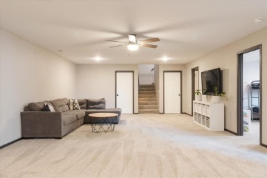 Built in 2021, this beautifully designed 4-bed, 3-bath home on Fox Run Golf and Country Club in Iowa - for sale on GolfHomes.com, golf home, golf lot