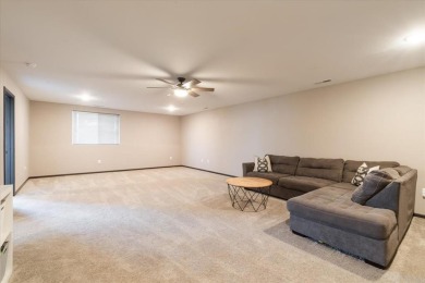 Built in 2021, this beautifully designed 4-bed, 3-bath home on Fox Run Golf and Country Club in Iowa - for sale on GolfHomes.com, golf home, golf lot