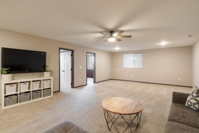 Built in 2021, this beautifully designed 4-bed, 3-bath home on Fox Run Golf and Country Club in Iowa - for sale on GolfHomes.com, golf home, golf lot