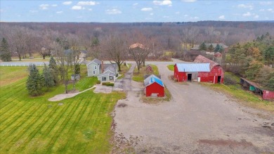 Nestled on 30.2 prime acres with development potential, this on Downing Farms Golf Course in Michigan - for sale on GolfHomes.com, golf home, golf lot