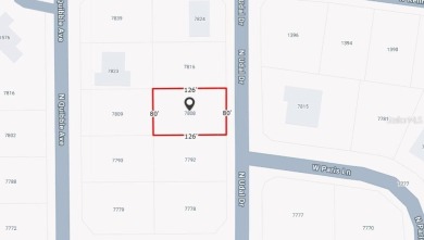 CITY WATE LOT! This 0.23-acre residential lot is zoned for on Citrus Springs Country Club in Florida - for sale on GolfHomes.com, golf home, golf lot