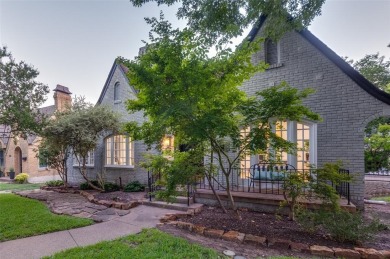 Fall in love with this enchanting single-story Tudor nestled in on Tenison Park Golf Club in Texas - for sale on GolfHomes.com, golf home, golf lot