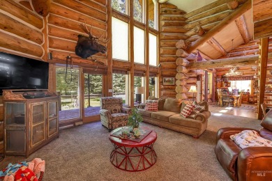 Rare opportunity to own a true one-of-a-kind log home on a on McCall Municipal Golf Course in Idaho - for sale on GolfHomes.com, golf home, golf lot