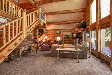 Rare opportunity to own a true one-of-a-kind log home on a on McCall Municipal Golf Course in Idaho - for sale on GolfHomes.com, golf home, golf lot
