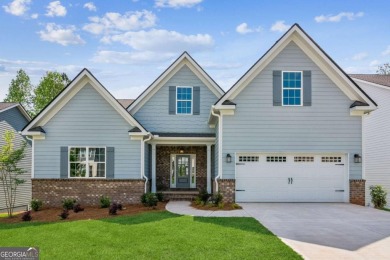 Popular and hard to find Ranch style home on a private homesite on Traditions of Braselton Golf Club in Georgia - for sale on GolfHomes.com, golf home, golf lot