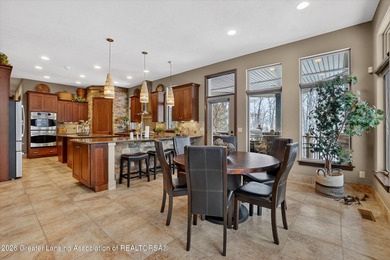 Set on two lots on the Hawk Hollow Golf Course, this sprawling on Hawk Hollow Golf Course  in Michigan - for sale on GolfHomes.com, golf home, golf lot